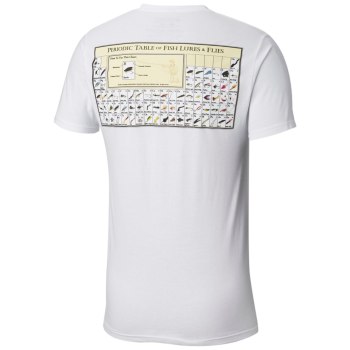 Columbia T-Shirt Heren, PFG Periodic Chart Graphic Wit, 15TLMGPYH